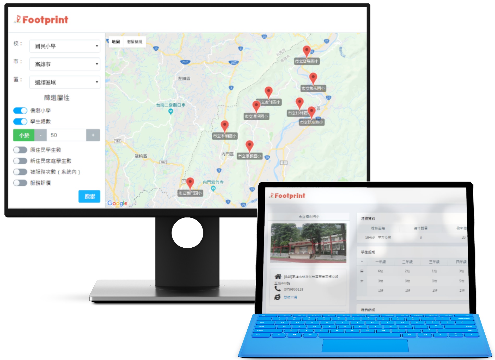 white Responsive image